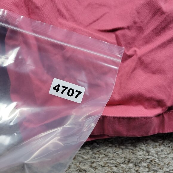 Brooks Brothers Shorts Mens 35 Salmon Pink Flat Front Preppy Chino - Picture 7 of 7